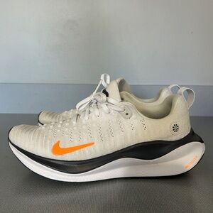 Nike Cream and Orange Athletic Sneakers
